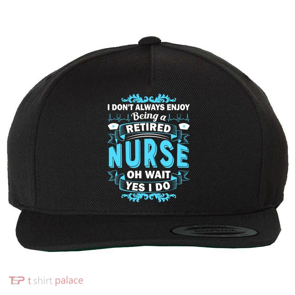 Retired Nurse Wool Snapback Cap