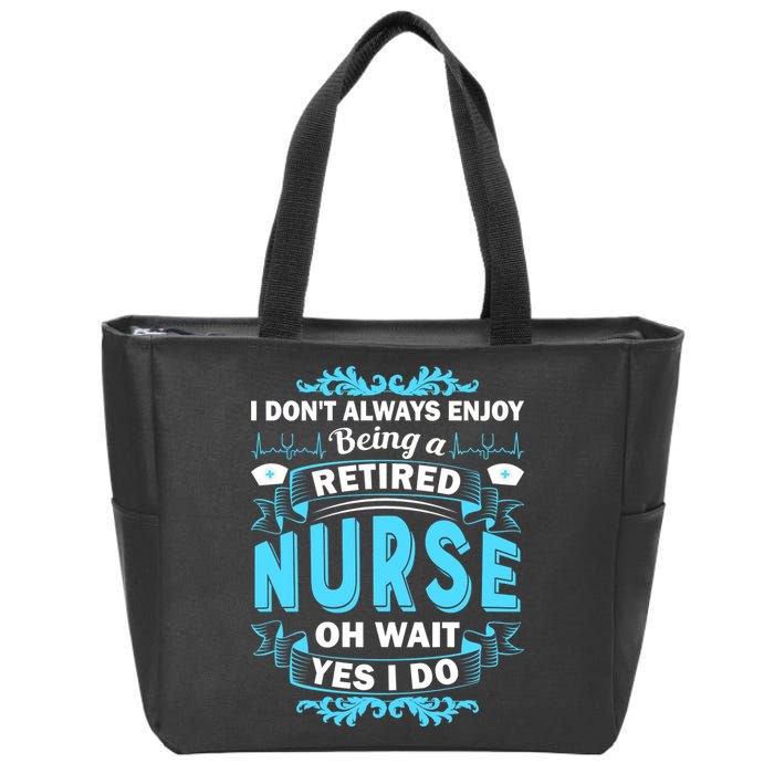 Retired Nurse Zip Tote Bag