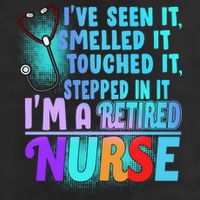 Retired Nurse Seen Smelled Touch Stepped In It Golf Towel