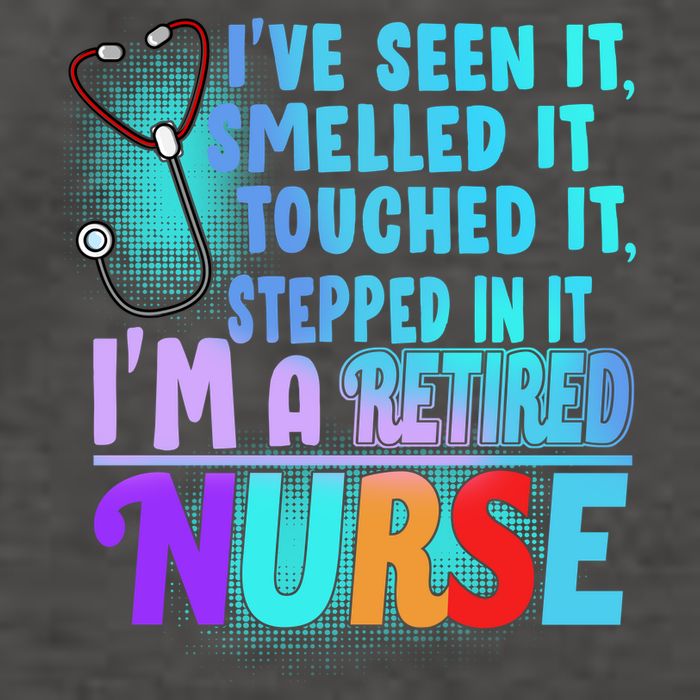 Retired Nurse Seen Smelled Touch Stepped In It Vector Backpack