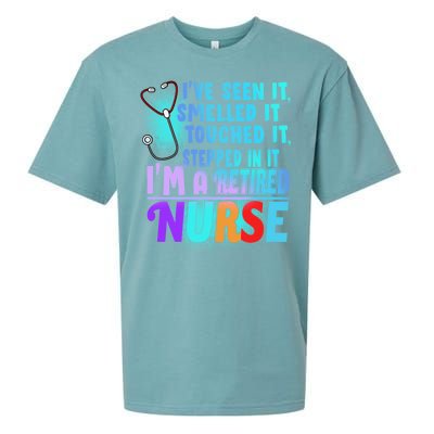 Retired Nurse Seen Smelled Touch Stepped In It Sueded Cloud Jersey T-Shirt