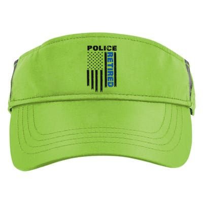 Retired Police Blue Flag Adult Drive Performance Visor