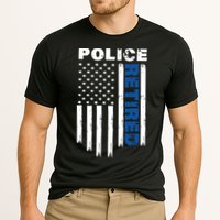 Retired Police Blue Flag Performance Shirt