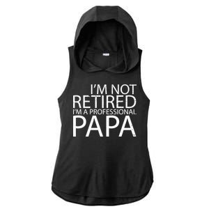 Retired Professional Papa Ladies PosiCharge Tri-Blend Wicking Draft Hoodie Tank