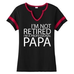 Retired Professional Papa Ladies Halftime Notch Neck Tee