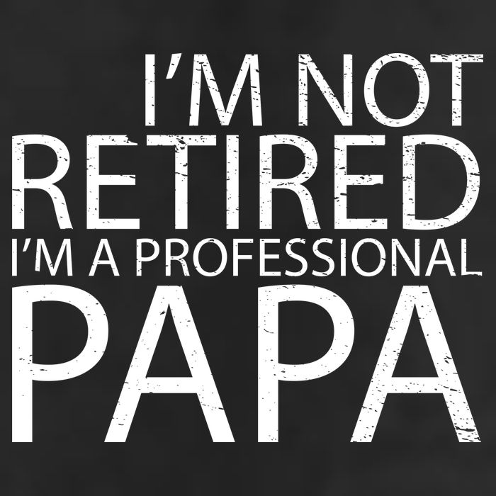 Retired Professional Papa 7 Panel Mesh Trucker Snapback Hat