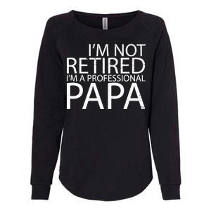 Retired Professional Papa Womens California Wash Sweatshirt