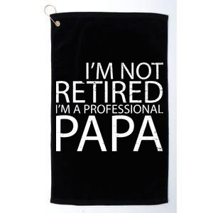 Retired Professional Papa Platinum Collection Golf Towel