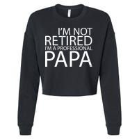 Retired Professional Papa Cropped Pullover Crew