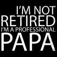 Retired Professional Papa Cropped Pullover Crew