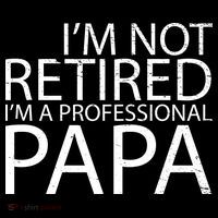 Retired Professional Papa Wool Snapback Cap