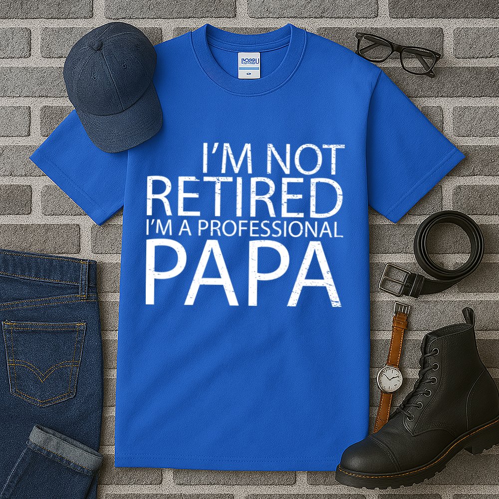 Retired Professional Papa Tall T-Shirt