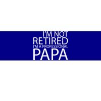 Retired Professional Papa Bumper Sticker