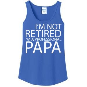 Retired Professional Papa Ladies Essential Tank