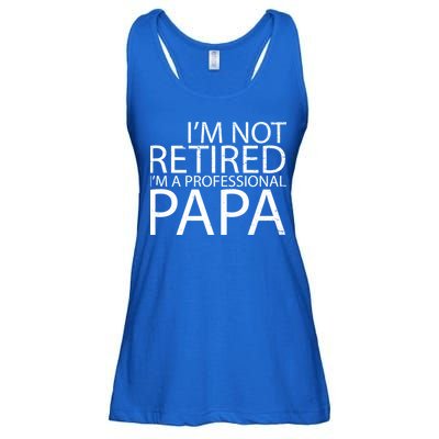 Retired Professional Papa Ladies Essential Flowy Tank