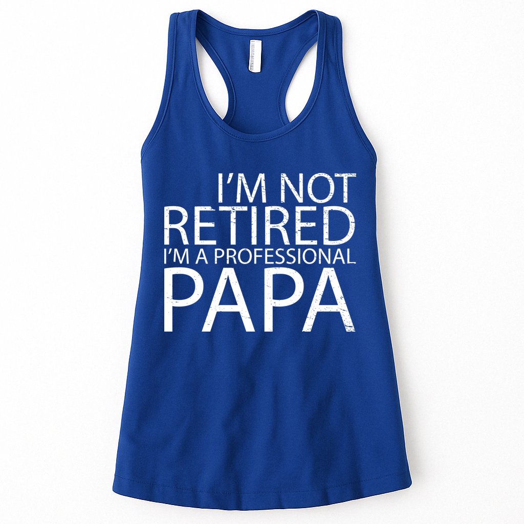 Retired Professional Papa Womens Tank Top