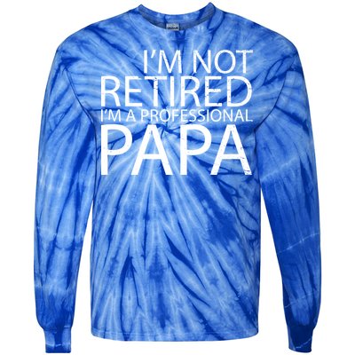 Retired Professional Papa Tie-Dye Long Sleeve Shirt