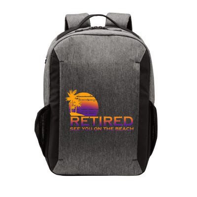 Retired See You On The Beach  Vector Backpack