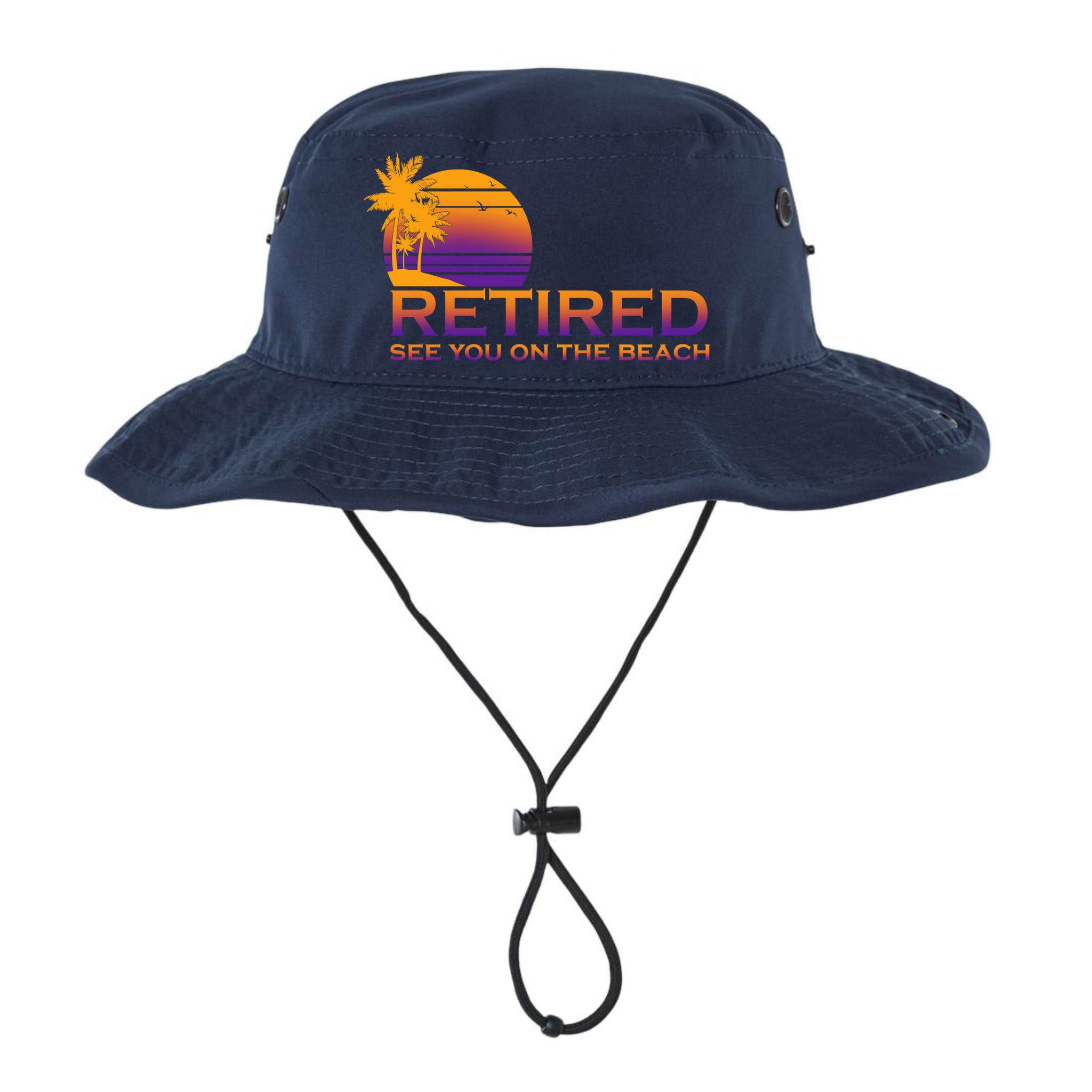 Retired See You On The Beach  Bucket Hat