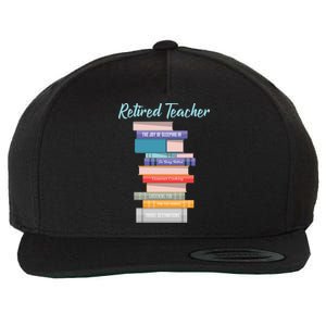 Retired Teacher Wool Snapback Cap