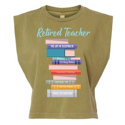 Retired Teacher Garment-Dyed Women's Muscle Tee