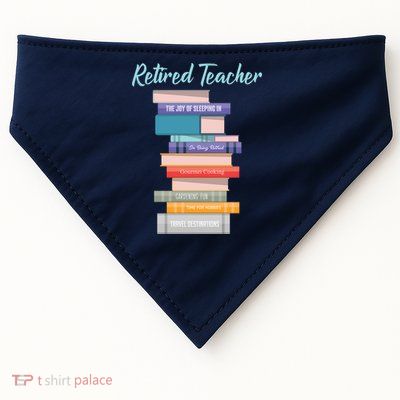 Retired Teacher USA-Made Doggie Bandana