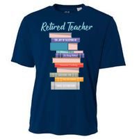 Retired Teacher Cooling Performance Crew T-Shirt