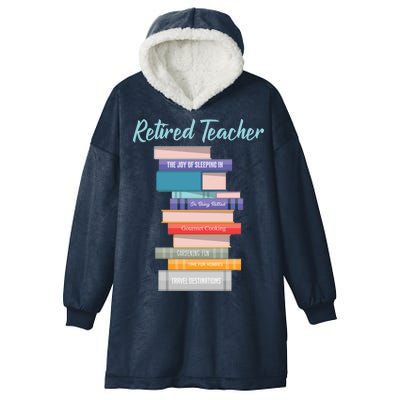 Retired Teacher Hooded Wearable Blanket