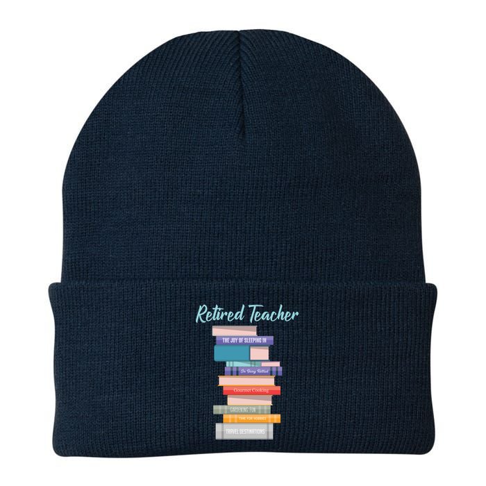 Retired Teacher Knit Cap Winter Beanie