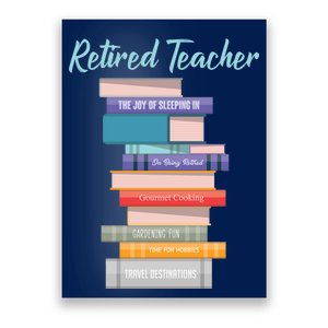 Retired Teacher Poster