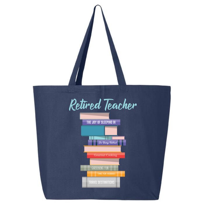 Retired Teacher 25L Jumbo Tote