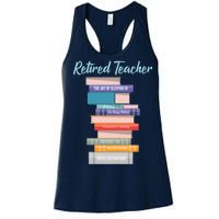 Retired Teacher Women's Racerback Tank