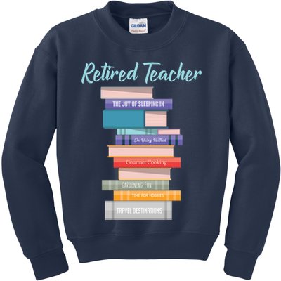 Retired Teacher Kids Sweatshirt