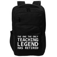 Retired Teacher Legend Impact Tech Backpack