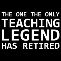 Retired Teacher Legend Impact Tech Backpack