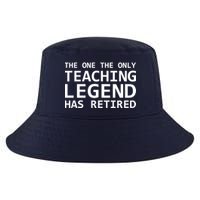 Retired Teacher Legend Cool Comfort Performance Bucket Hat