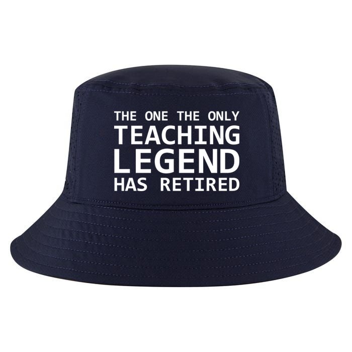 Retired Teacher Legend Cool Comfort Performance Bucket Hat