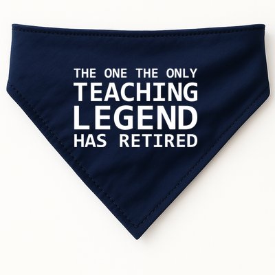 Retired Teacher Legend USA-Made Doggie Bandana