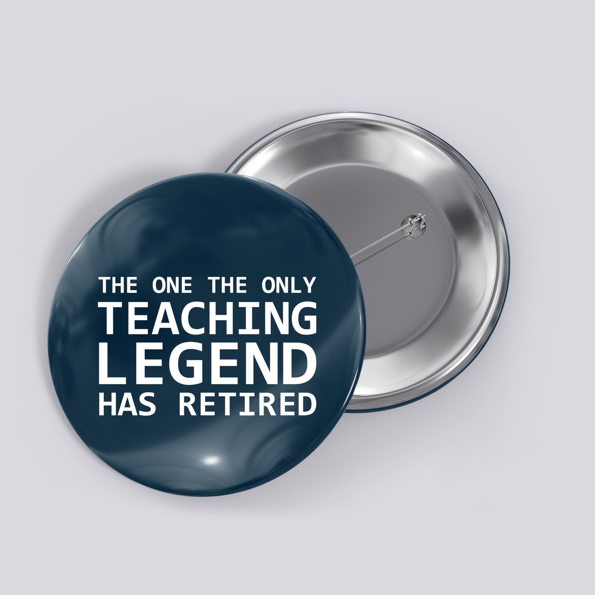 Retired Teacher Legend Button
