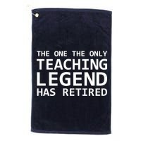 Retired Teacher Legend Golf Towel