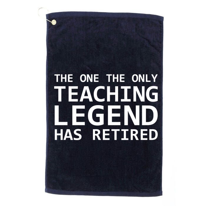 Retired Teacher Legend Golf Towel