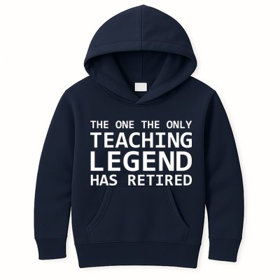 Retired Teacher Legend Kids Hoodie