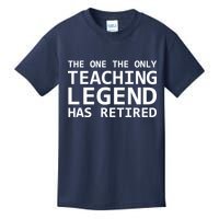 Retired Teacher Legend Kids T-Shirt