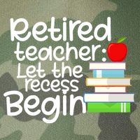 Retired Teacher Let The Recess Begin  Legacy Tie Dye Trucker Hat