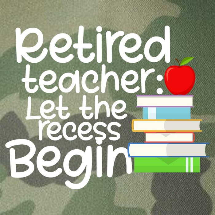 Retired Teacher Let The Recess Begin  Legacy Tie Dye Trucker Hat