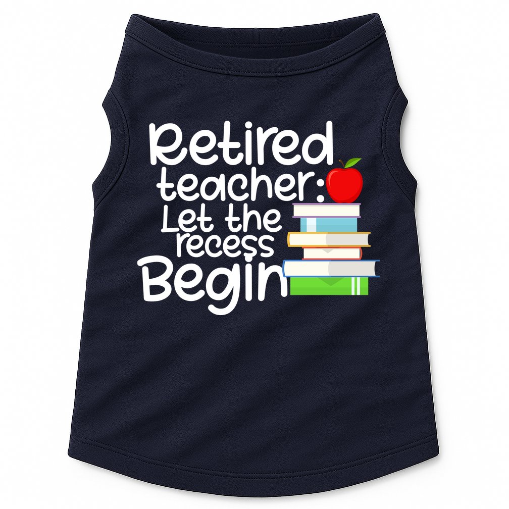 Retired Teacher Let The Recess Begin  Doggie Tank