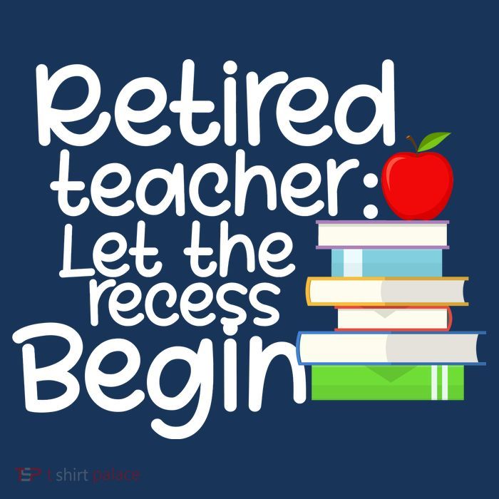 Retired Teacher Let The Recess Begin  Flatbill Hat
