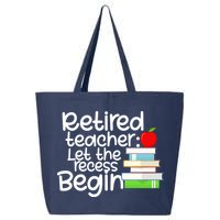 Retired Teacher Let The Recess Begin  25L Jumbo Tote