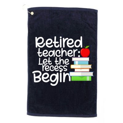 Retired Teacher Let The Recess Begin  Golf Towel