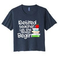 Retired Teacher Let The Recess Begin  Crop Top